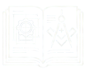 Open book blueprint icon