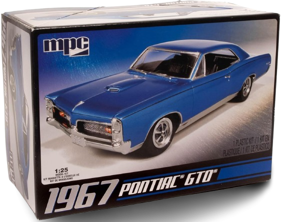 Scale Model Kit - 1967 Pontiac GTO - Blue
