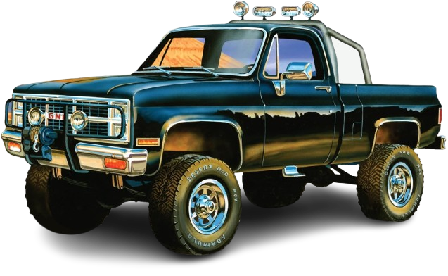 1984 GMC Pickup 1:25 Scale Model Kit 