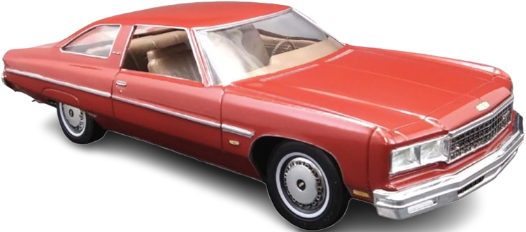 1976 Chevy Caprice w/Trailer 2T 1:25 Scale